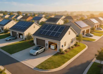 Solar powered home community